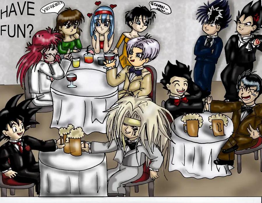 Menikmati Anime Bersama Teman Teman-teman menonton anime bersama