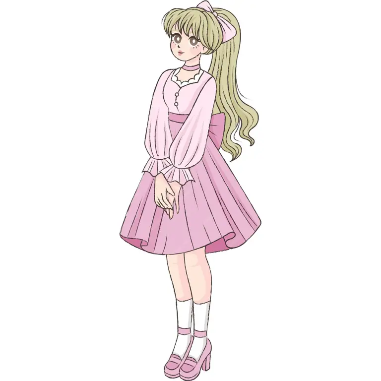 Karakter Anime Favorit Ilustrasi karakter anime