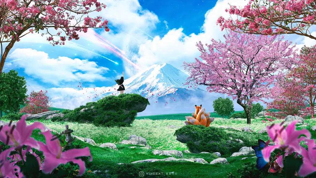Pemandangan Menakjubkan dari Anime Spring 2021 Pemandangan dari beberapa anime yang rilis di Spring 2021