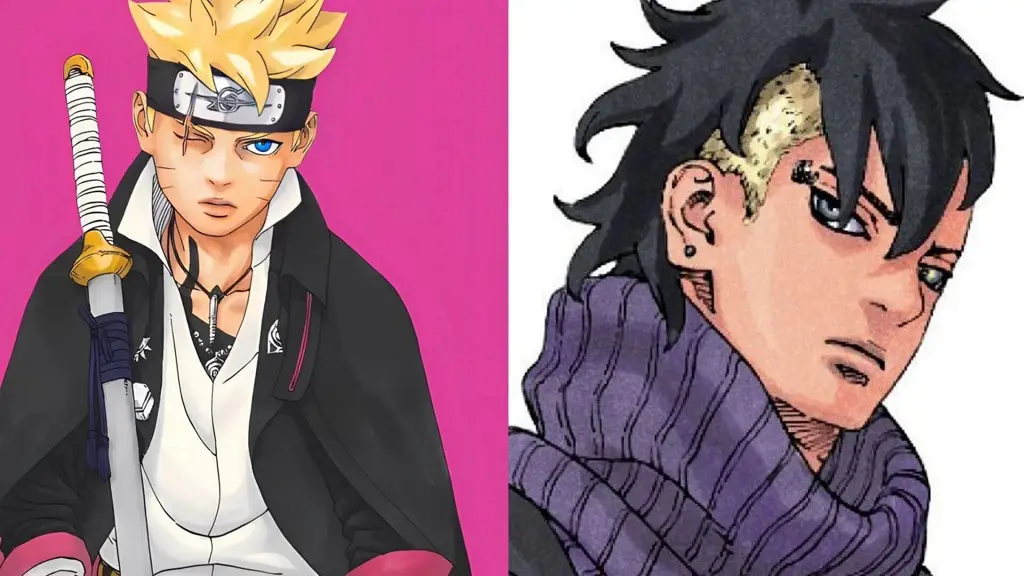 Boruto dan Kawaki Boruto dan Kawaki sedang bertarung