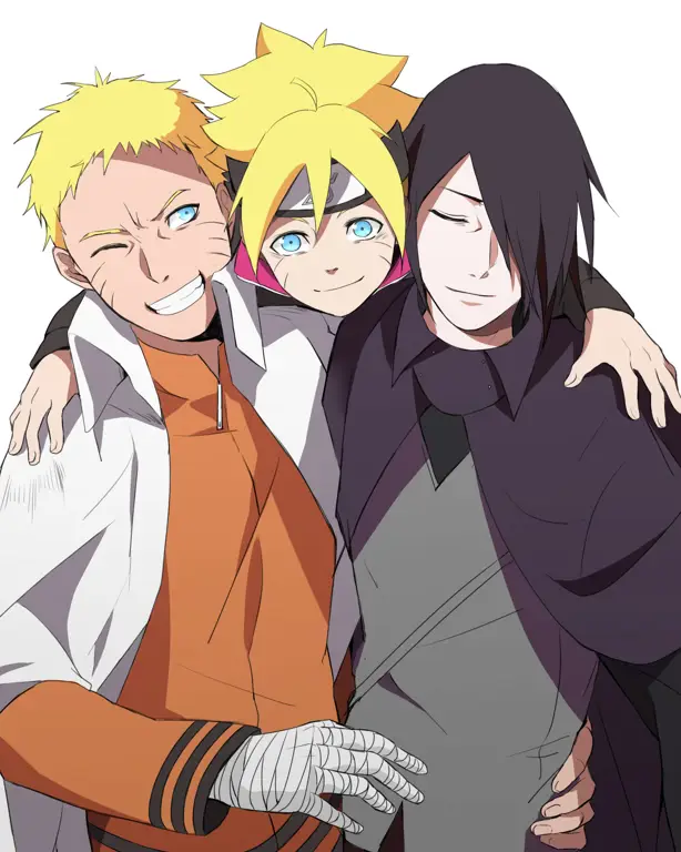Naruto dan Boruto Naruto dan Boruto bersama-sama