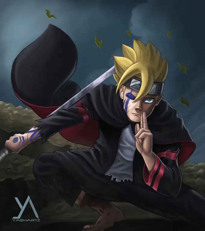 Adegan Aksi Boruto Adegan aksi menegangkan dari Anime Boruto