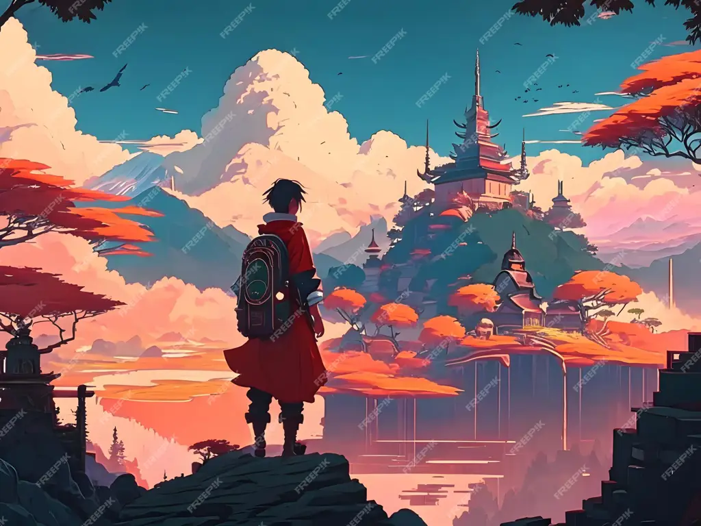 Dunia Fantasi Anime 2017 Pemandangan fantasi dalam anime