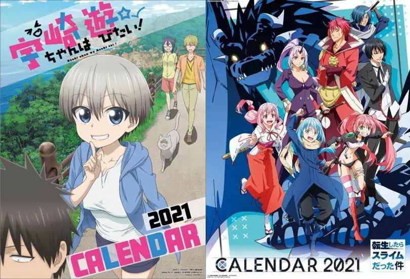 Jadwal Rilis Anime 2020 Gambar kalender yang menampilkan jadwal rilis anime tahun 2020