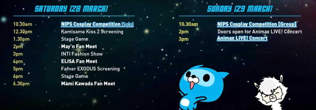 Jadwal Tayang Anime di Animax Gambar jadwal anime di Animax