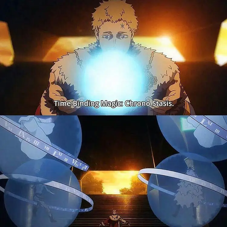 Adegan pertarungan sihir yang epik dalam anime Black Clover Adegan pertarungan sihir yang epik dalam anime Black Clover