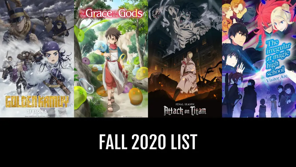 Anime Musim Gugur 2020 Gambar anime musim gugur 2020 yang paling ditunggu