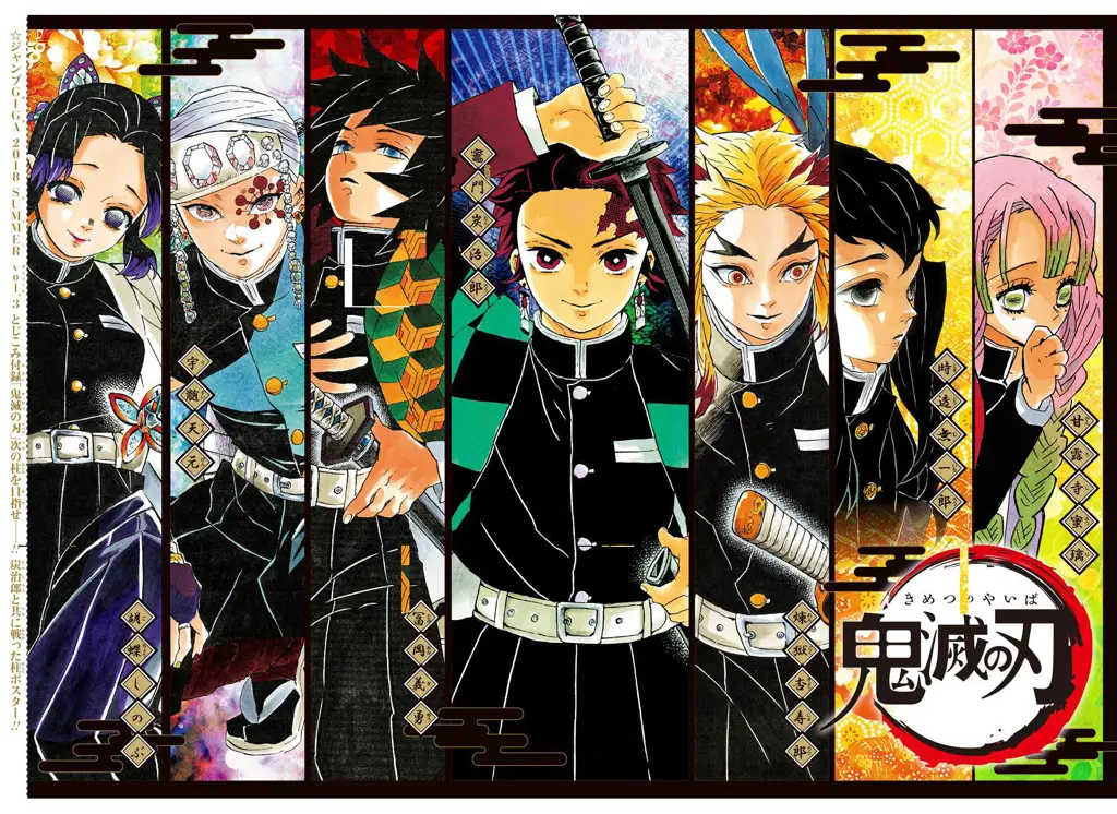 Visual Kunci Kimetsu no Yaiba Season 3 Visual kunci Kimetsu no Yaiba Season 3 menampilkan Tanjiro, Nezuko, dan karakter lainnya.