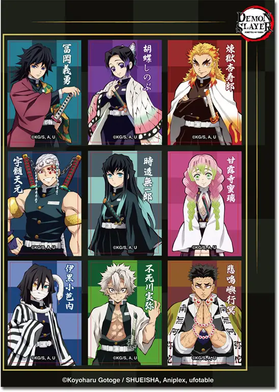 Tanjiro dan Hashira Tanjiro Kamado dan para Hashira di Arc Desa Pandai Besi