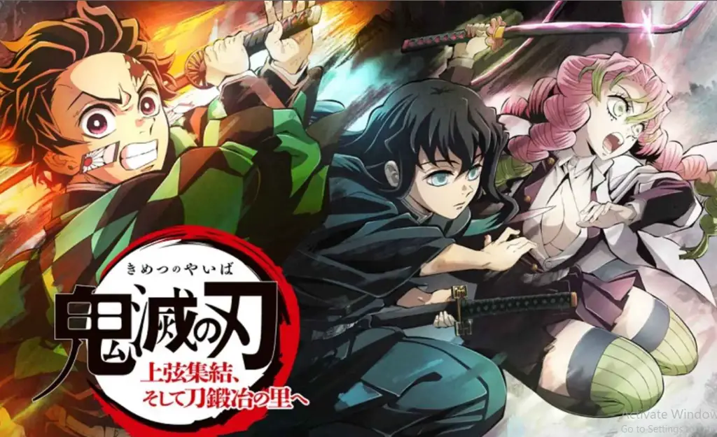 Visual Kunci Season 3 Visual kunci Kimetsu no Yaiba season 3 menampilkan Tanjiro dan para pemburu iblis lainnya.