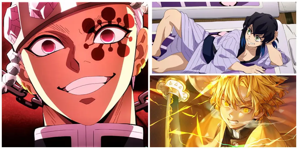 Karakter Kimetsu no Yaiba Gambar berbagai karakter dari anime Kimetsu no Yaiba.