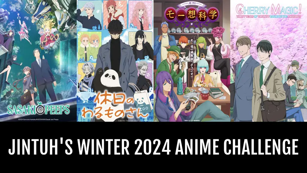 Anime-anime yang paling dinantikan di musim dingin 2024 Poster-poster anime musim dingin 2024 yang akan tayang