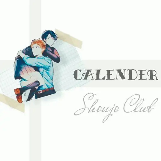 Jadwal rilis anime Kalender dengan karakter anime