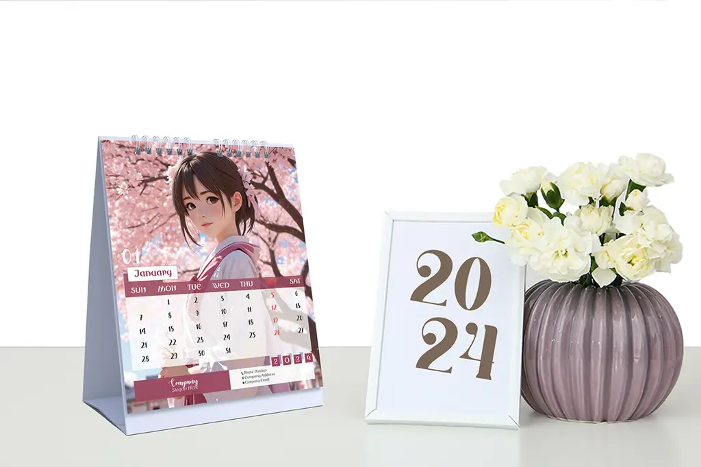 Jadwal Rilis Anime Terbaru Kalender dengan karakter anime yang menunjukkan jadwal rilis