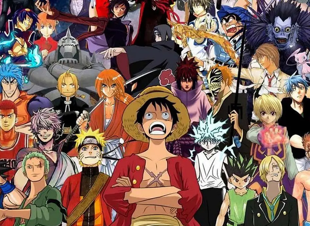 Menikmati Anime di Tahun 2019 Gambar ilustrasi karakter anime menonton televisi