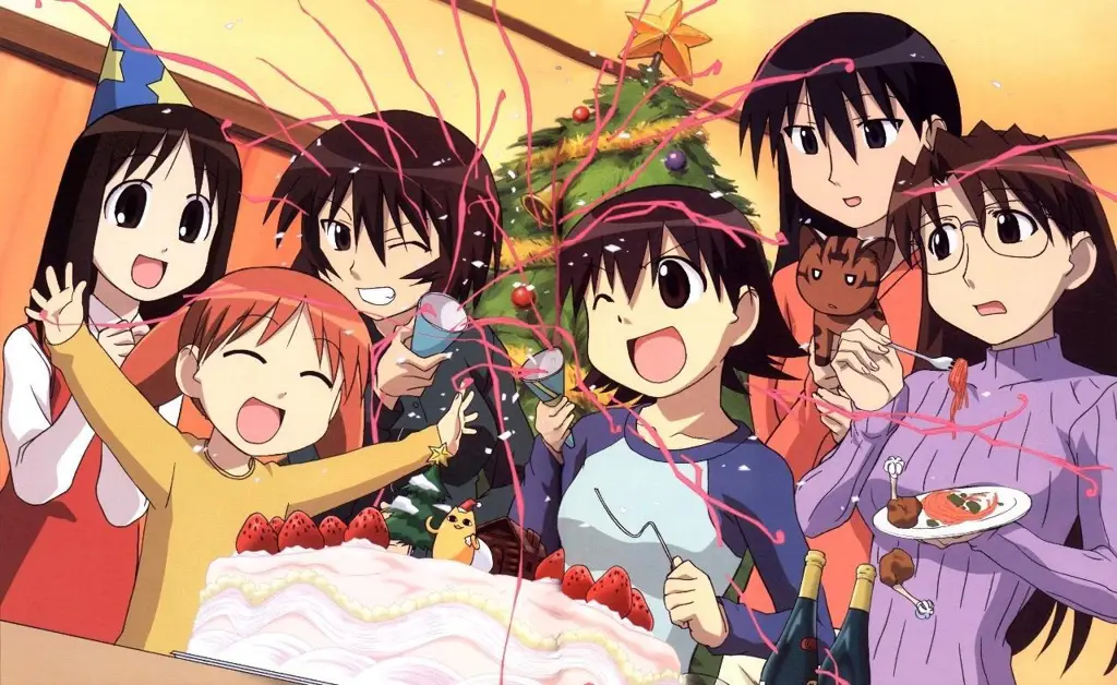 Menikmati Anime Bersama Teman Gambar pesta menonton anime