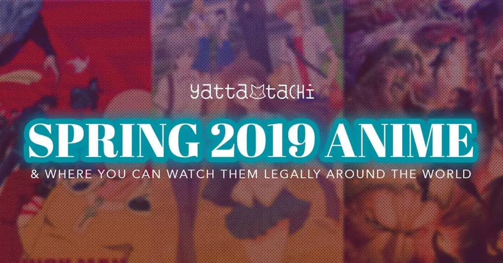 Anime-anime populer Spring 2019 Gambar berbagai poster anime Spring 2019