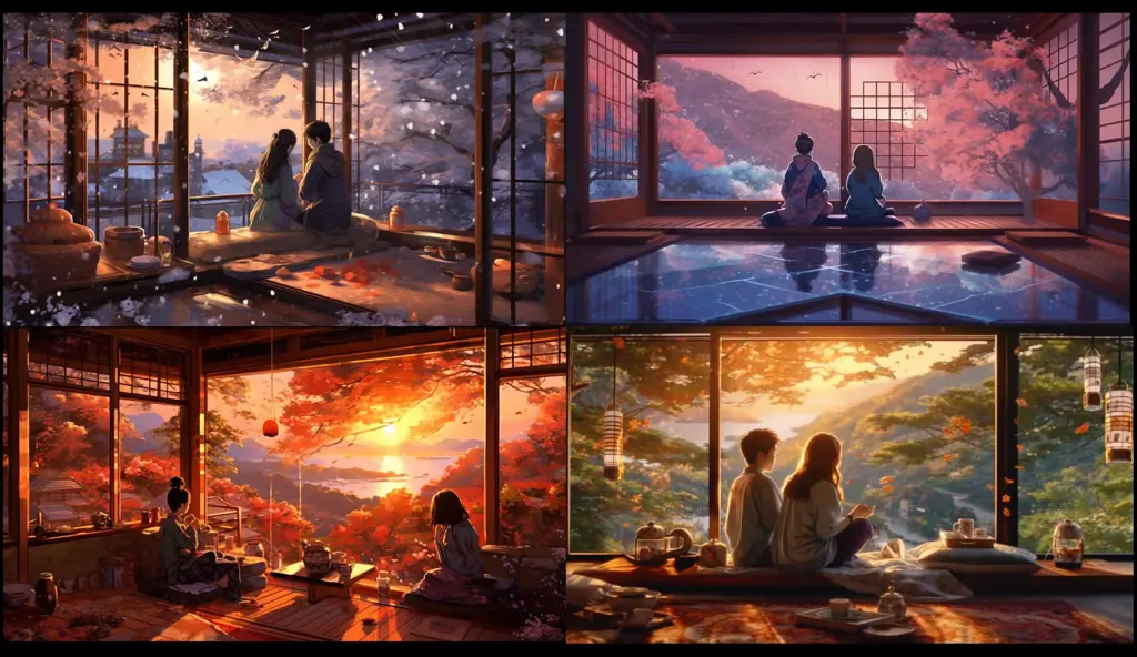 Kisah Cinta Musim Panas Pasangan anime romantis dengan latar musim panas