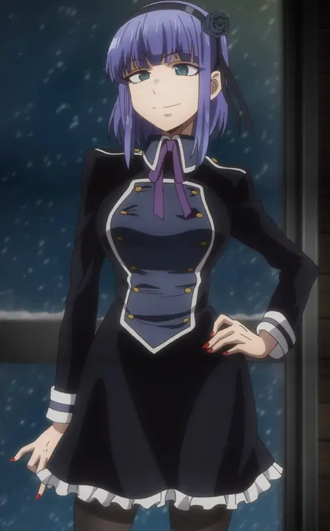 Karakter Anime dalam Pakaian Hangat Musim Dingin Karakter anime mengenakan pakaian musim dingin