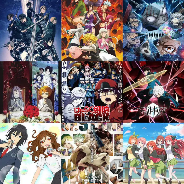 Karakter Anime Menarik Musim Dingin 2021 Gambar karakter anime dari beberapa anime musim dingin 2021