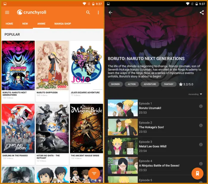 Desain Coding Space yang Responsif untuk Jadwal Anime