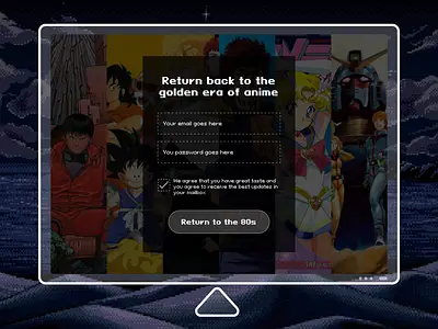 Contoh Website dengan Jadwal Anime Contoh website dengan jadwal rilis anime
