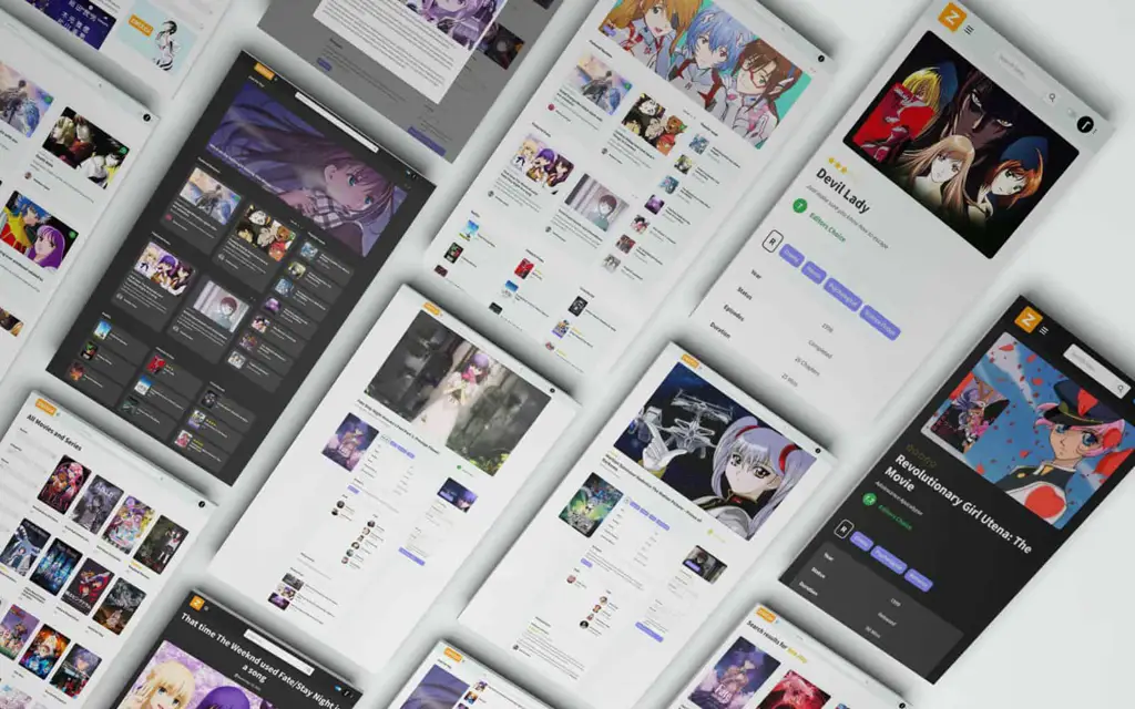 Tema WordPress Terbaik untuk Jadwal Anime Gambar berbagai tema WordPress terbaik untuk menampilkan jadwal anime