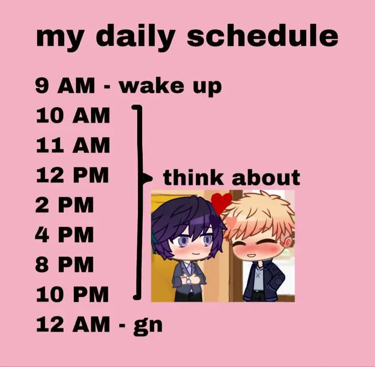 Berbagai pilihan template jadwal anime polosan tersedia online Contoh template jadwal anime polosan