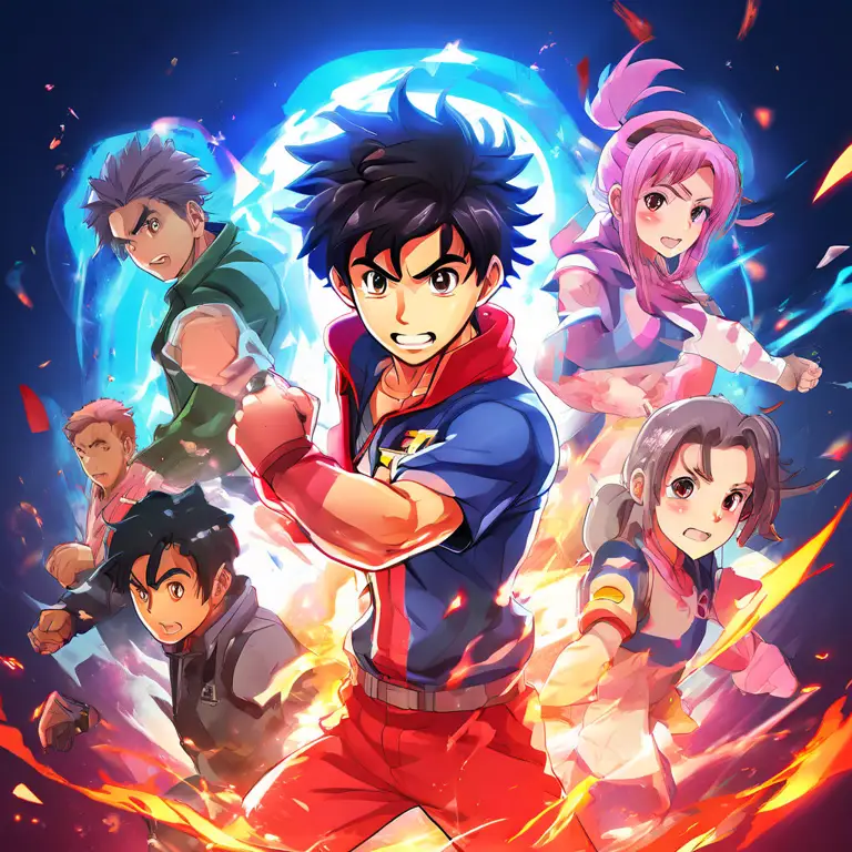 Karakter Anime Aksi Populer Gambar karakter anime aksi