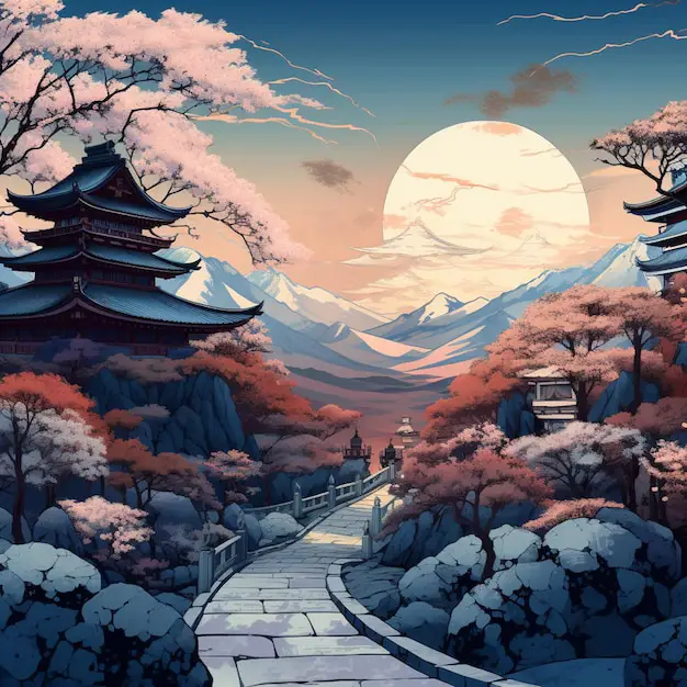 Dunia Fantasi Anime Isekai 2018 Pemandangan indah dari dunia fantasi dalam anime Isekai