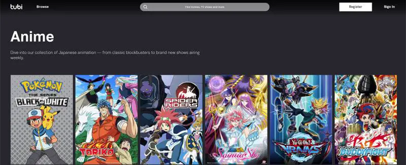 Layanan Streaming Anime Logo berbagai layanan streaming anime