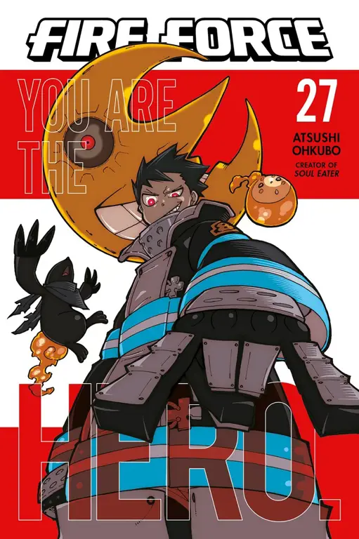 Gambar promosi anime Fire Force yang menampilkan para pemadam kebakaran Gambar promosi anime Fire Force