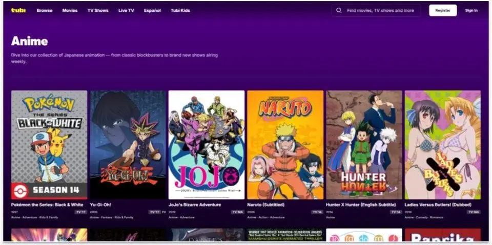 Mencari Informasi Anime di Internet Gambar seseorang mencari anime secara online