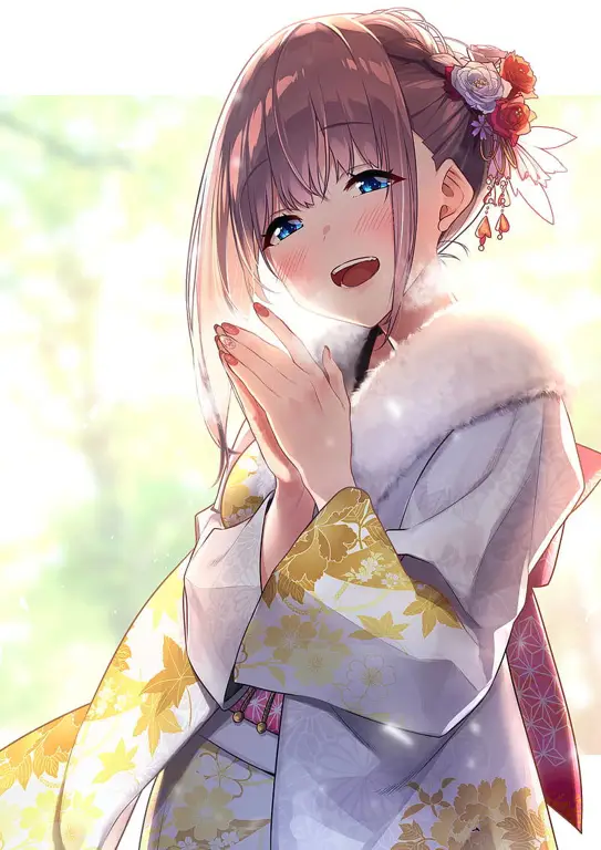 Kegembiraan Menonton Anime Gambar penggemar anime yang bersemangat