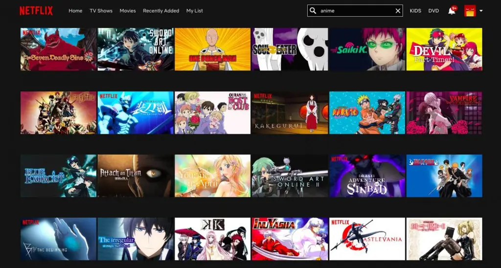 Platform Streaming Anime Legal Gambar berbagai platform streaming anime legal