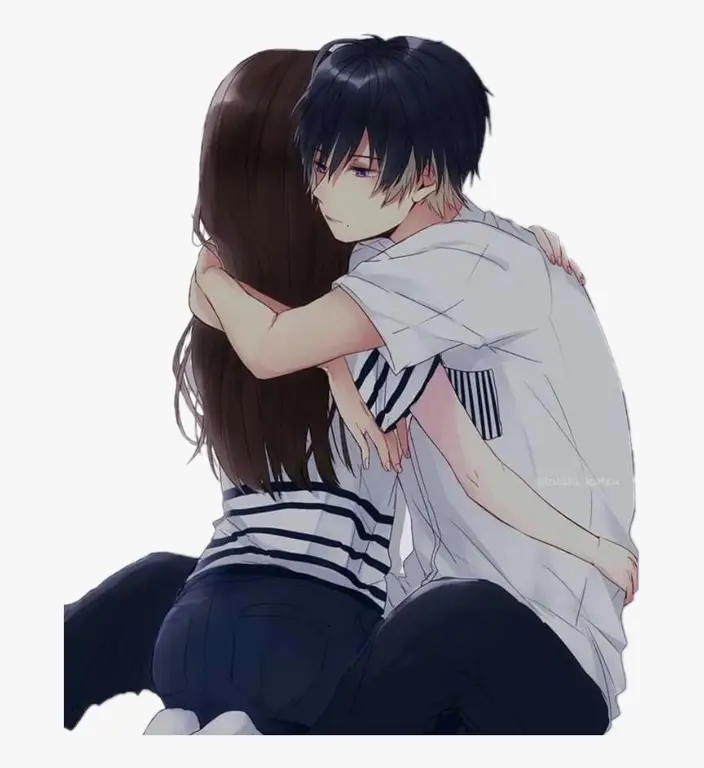 Anime Romantis Terbaru di Aniplus Pasangan anime yang sedang bermesraan