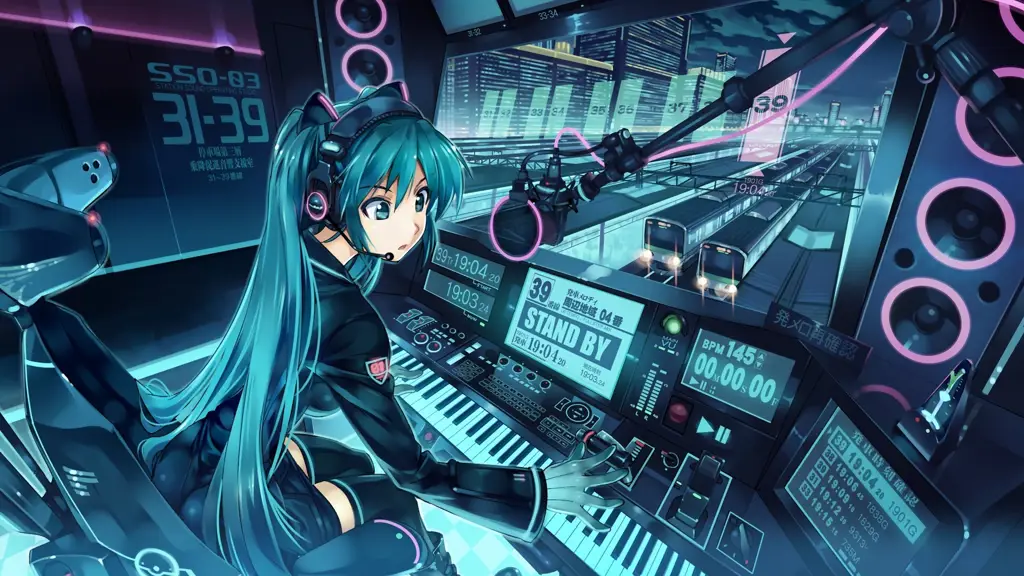 Menikmati Anime di Aniplus Gambar orang menonton anime