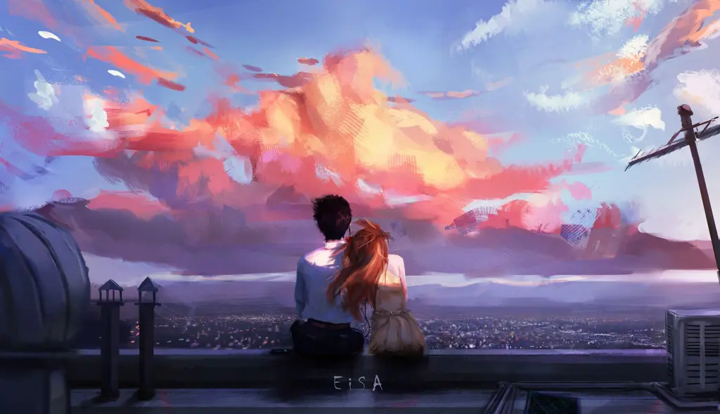 Adegan Romantis dari Anime Terbaru Gambar adegan romantis dari anime
