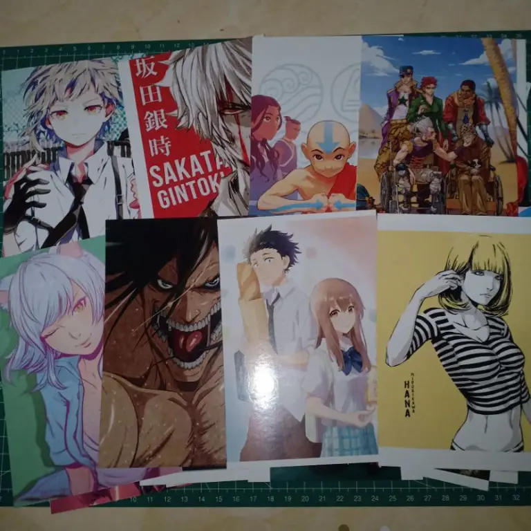 Beberapa poster film anime yang populer di tahun 2018 Poster film anime yang tayang di bioskop tahun 2018