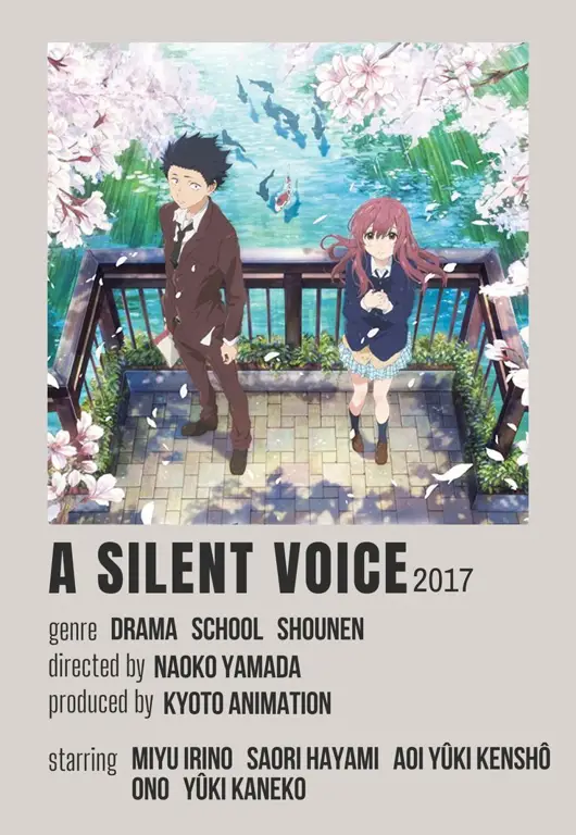 Berbagai Poster Film Anime 2018 Poster film anime yang tayang di bioskop tahun 2018