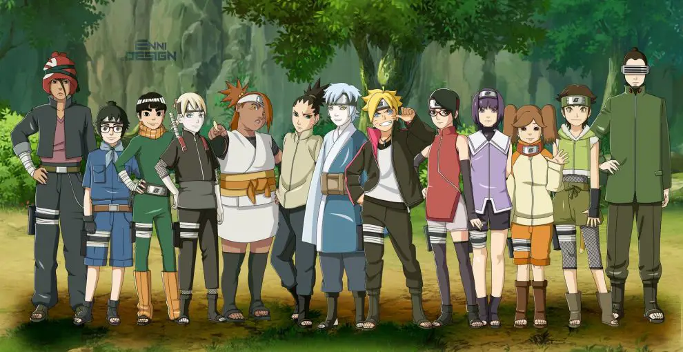 Karakter-Karakter Boruto Tahun 2018 Gambar karakter-karakter Boruto tahun 2018