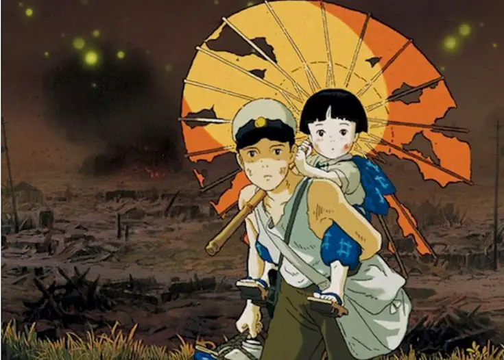 Menikmati Film Anime di Bioskop Suasana penonton di bioskop yang sedang menyaksikan film anime