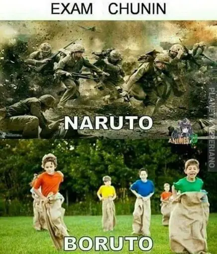 Ujian Chunin: Tantangan besar bagi Boruto Gambar momen ujian Chunin di anime Boruto