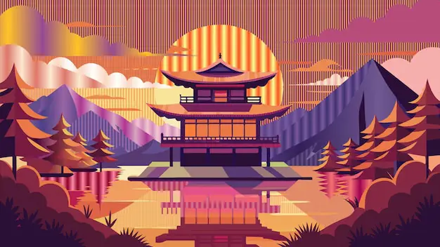 Gaya animasi khas Jepang yang memikat Ilustrasi gaya animasi Jepang