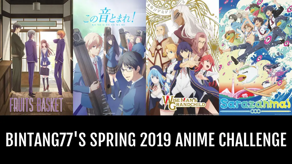 Anime-anime yang Tayang Perdana di Bulan April 2019 Gambar berbagai poster anime yang tayang pada April 2019