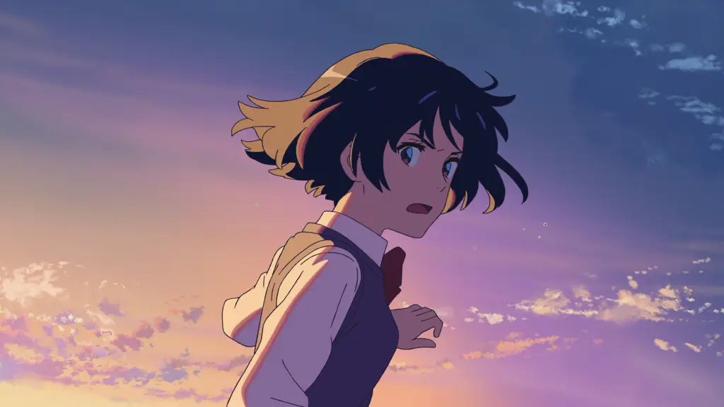 Nikmati anime di rumah dengan nyaman Gambar seseorang yang sedang menonton anime di rumah