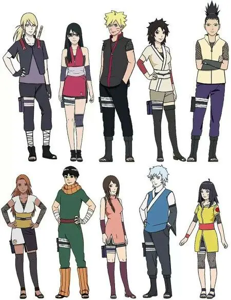 Karakter-karakter Boruto Karakter-karakter dalam anime Boruto