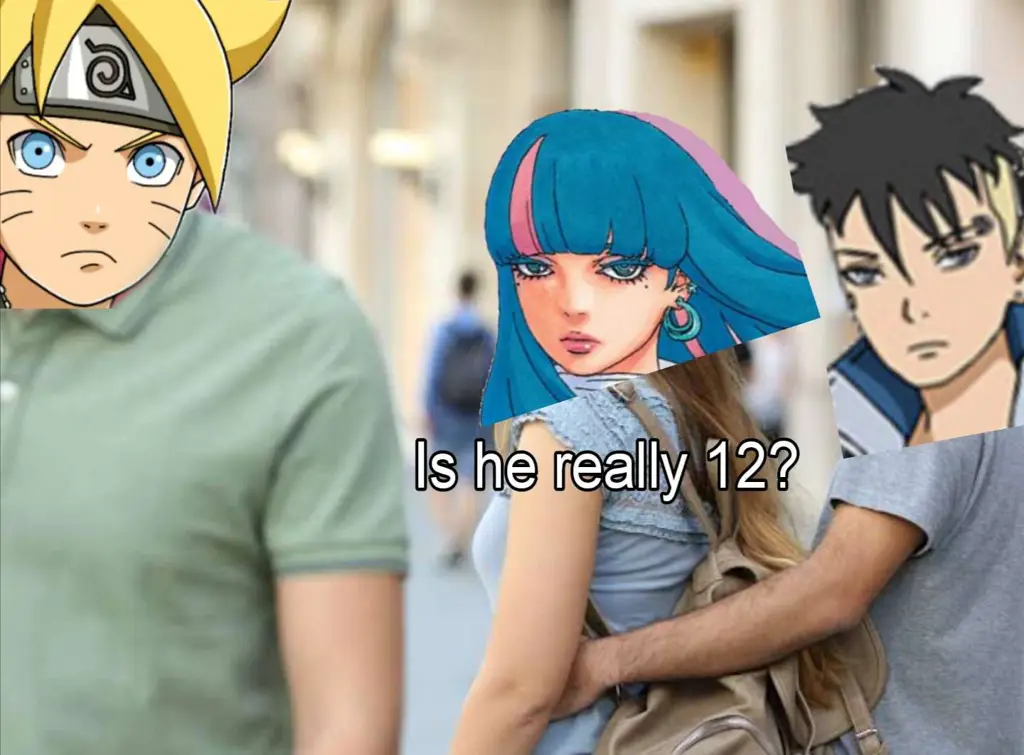 Boruto dan Kawaki Boruto Uzumaki dan Kawaki sedang bertarung