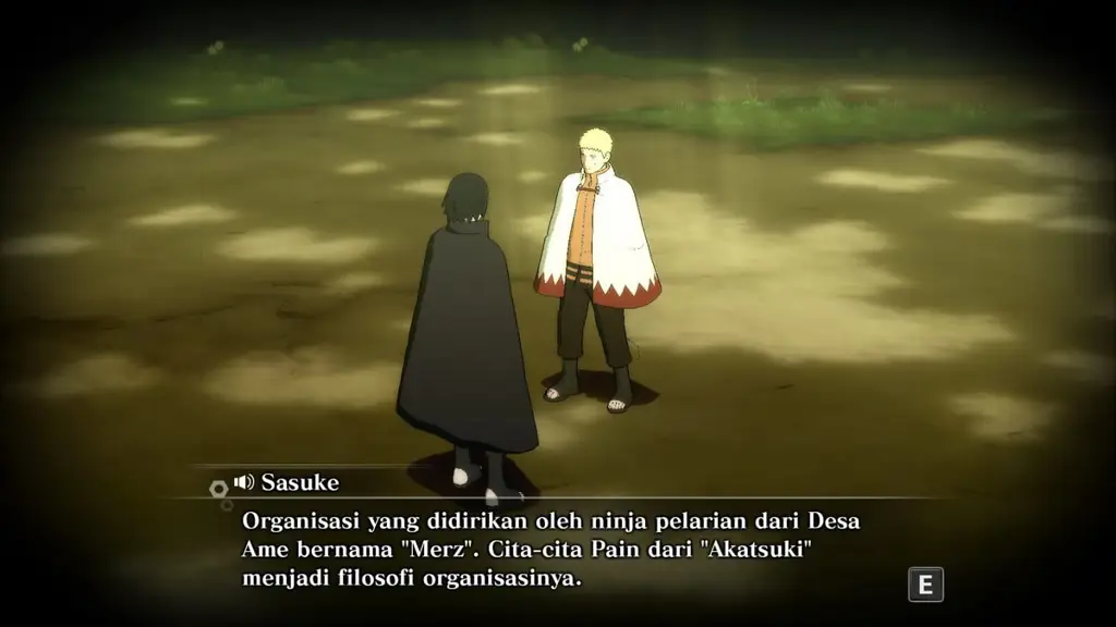 Boruto dan Naruto dalam satu frame Gambar Boruto dan Naruto bersama