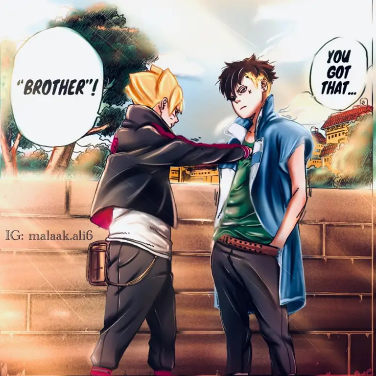 Boruto dan Kawaki Gambar Boruto dan Kawaki